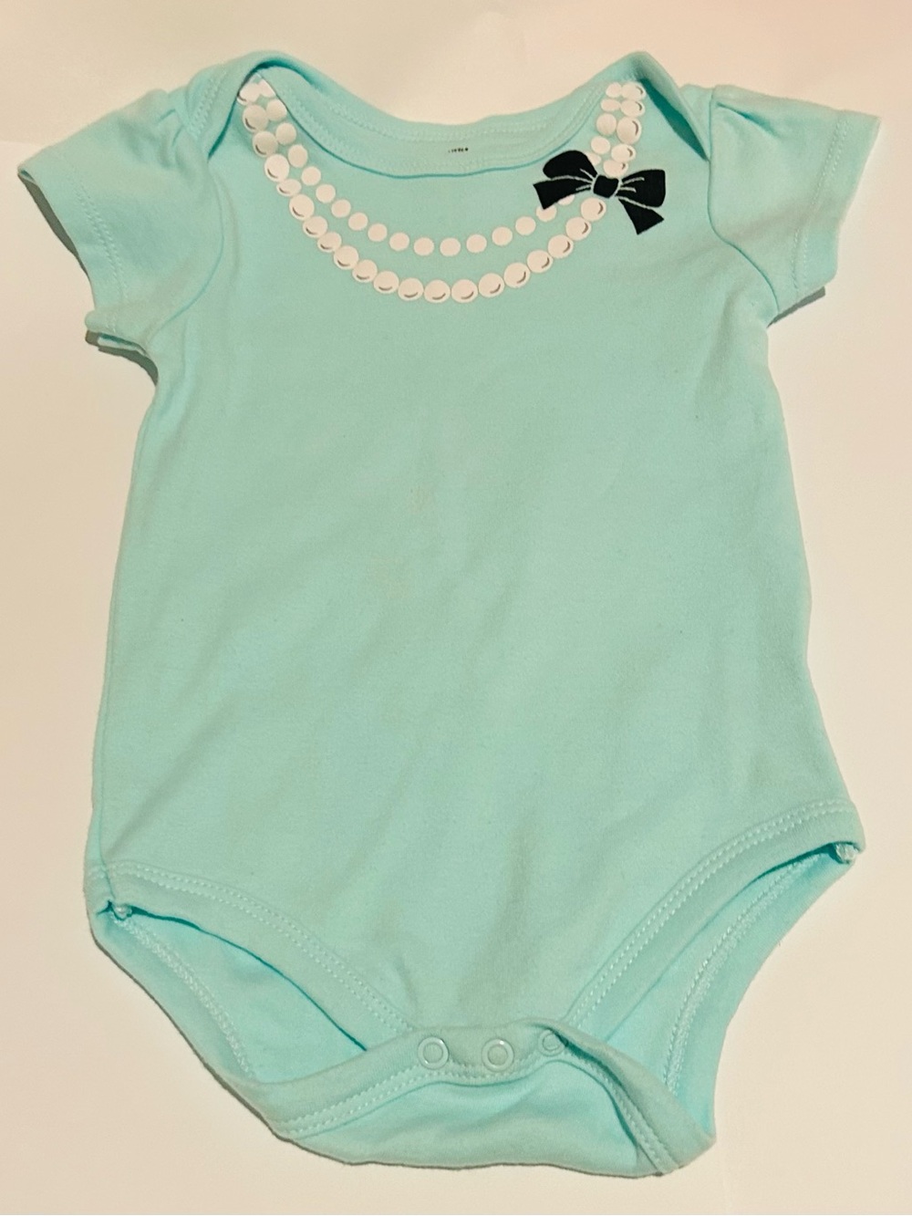 New One Piece Bodysuit 9-12 Months Little Treasure 100% Cotton Adorable Design